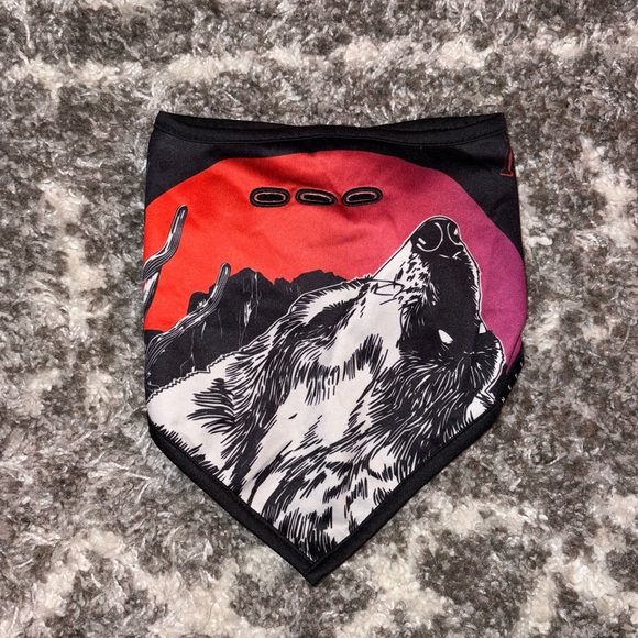 Accessories - Snowboarding Black and Red Bandana